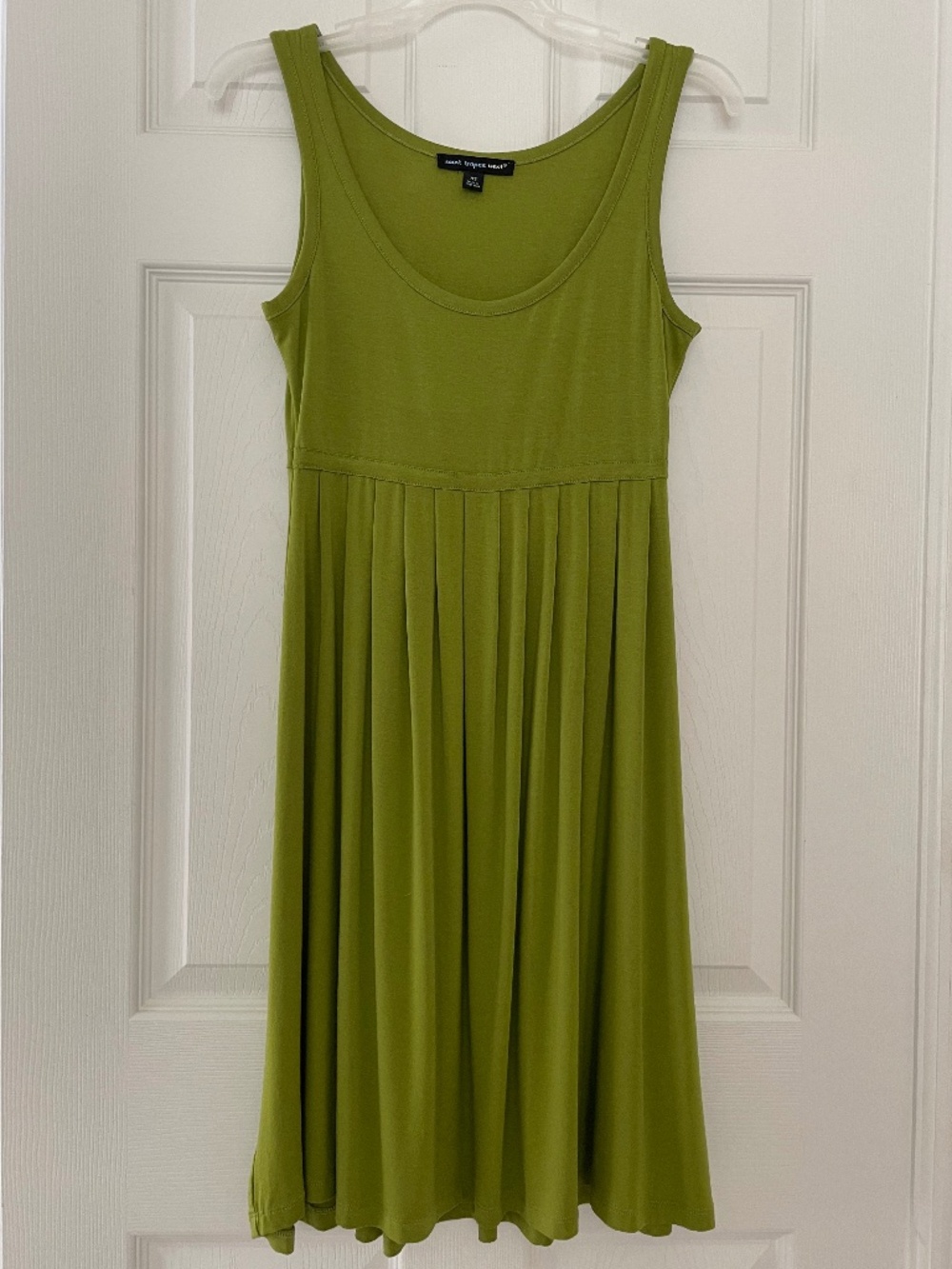 Apple Green Sleevless Dress